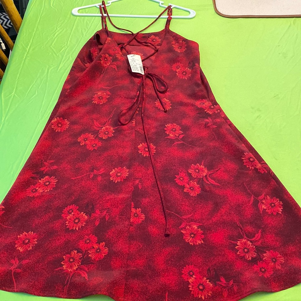 Red dress